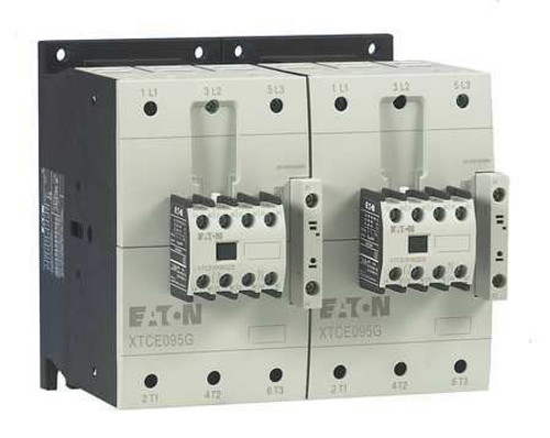 Eaton Xtcr080F11T Iec Magnetic Contactor, 3 Poles, 24 V Ac, 80 A, Reversing: Yes