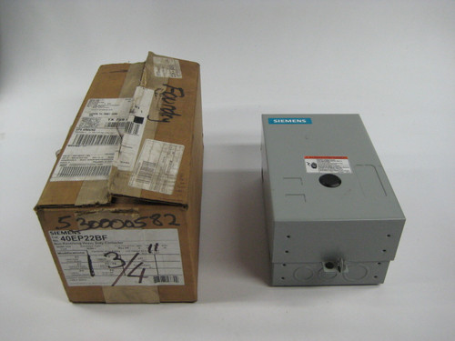 Siemens 40Ep22Bf Contactor 110-120V