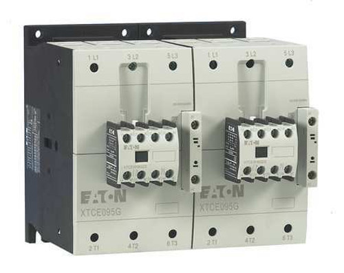 Eaton Xtcr095F11T Iec Magnetic Contactor, 3 Poles, 24 V Ac, 95 A, Reversing: Yes