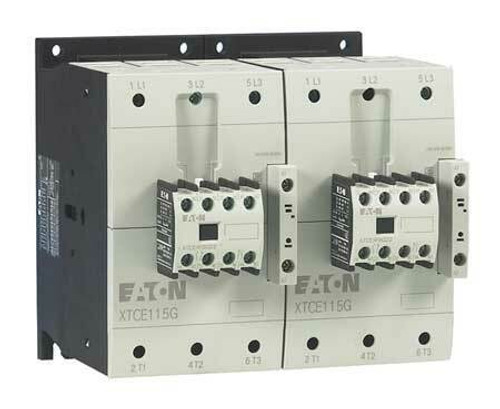 Eaton Xtcr150G11Td Iec Magnetic Contactor, 3 Poles, 24 V Dc, 150 A, Reversing:
