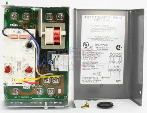 Honeywell L8124A1015 Aquastat High Limit Relay L8124A