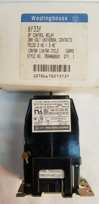 Westinghouse Bf33F Control Relay