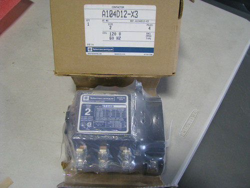 Telemecanique Relay # A104D12-X3 Nsn: 5945-01-278-7092