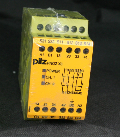 Pilz Pn0Z X3 774310 Safety Relay 24Vac 24Vdc 3N/O 1N/C 1Sp France