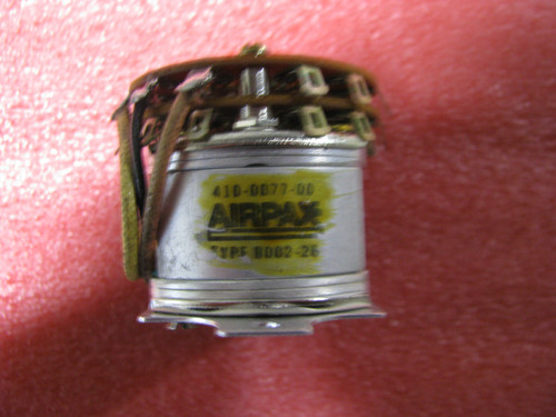 Airpax Rotary Relay # 8002-26 Nsn: 5945-00-259-3563 Dual Mkt With 410-0077-00