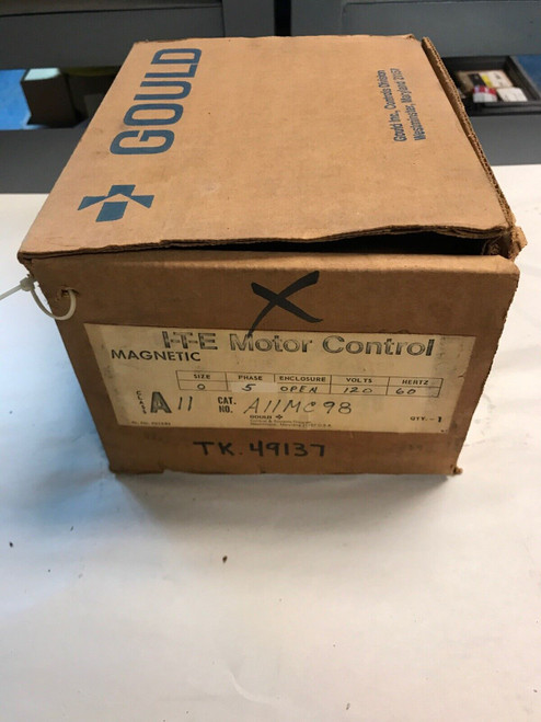 Gould A11Mc98 Ite Motor Control Size 0 In Plastic