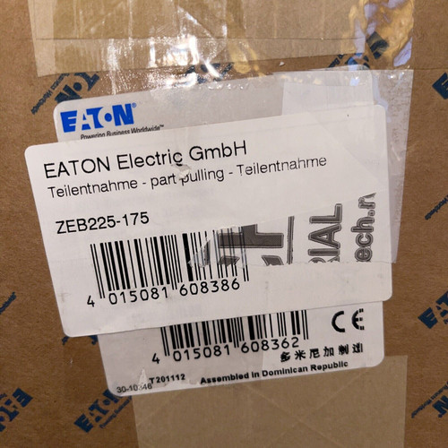 Eaton. Electronic. Relay Zeb225-175. Eaton