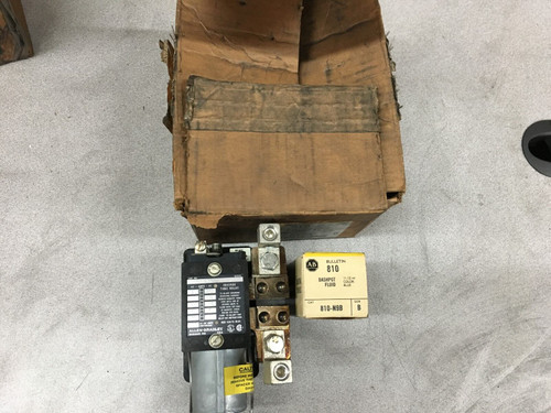 Allen-Bradley Magnetic Overload Relay 810-A15A Series B With 810-N9B