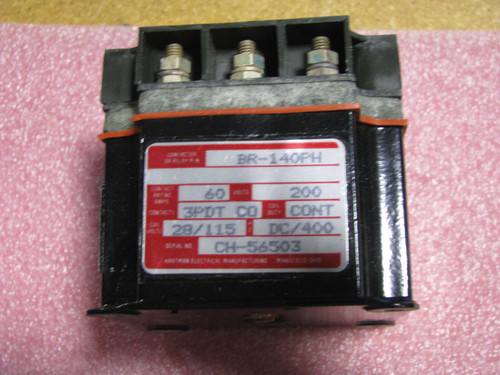 Hartman Relay # Br-140Ph Nsn: 5945-00-339-2282