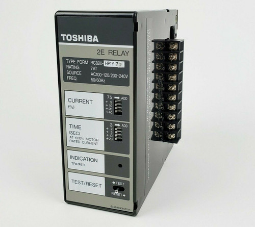 Toshiba Rc820-Hp1Y72 Solid State Motor Protection 2E Relay,