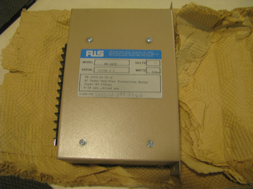 Ris Ac Under & Over Protective Relay Pr-2035-P1-T1-0 Nsn 5945-01-293-2362