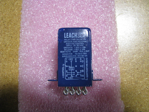 Leach Relay Part # Td-1512-1001 Nsn: 5945-01-008-8874 # 741738-101