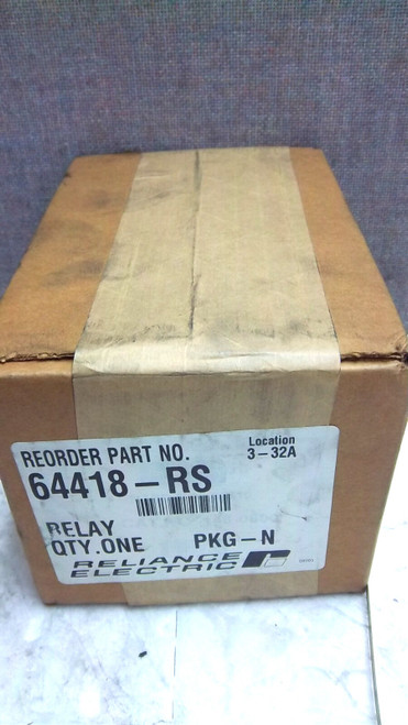 Reliance Electric Relay 64418-Rs 64418Rs
