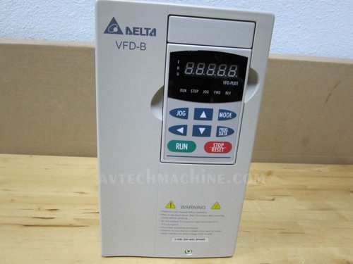 Delta Inverter Vfd037B43A Ac Variable Frequency Drive Vfd-B 5Hp 460V 3 Phase