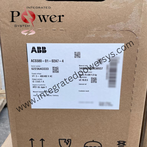 Abb Acs580-01-02A7-4: Pn: 0.75 Kw, In: 2.6 A