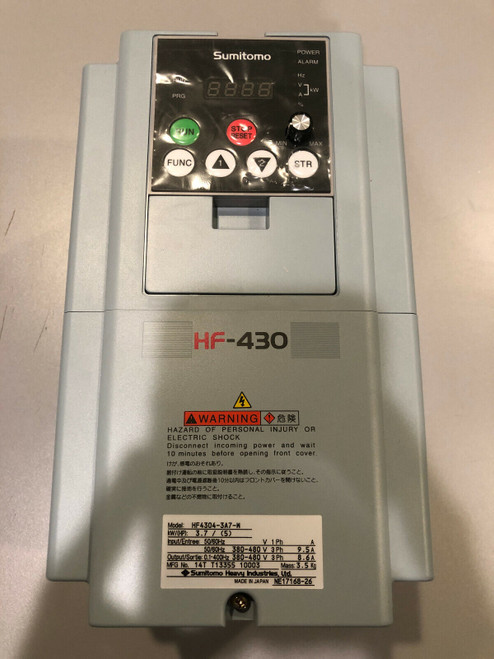 Sumitomo Hf4304-3A7-W Adjustable Frequency Drive 3.7 Kw-5Hp