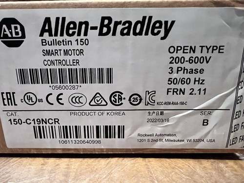 Allen Bradley 150-C19Ncr