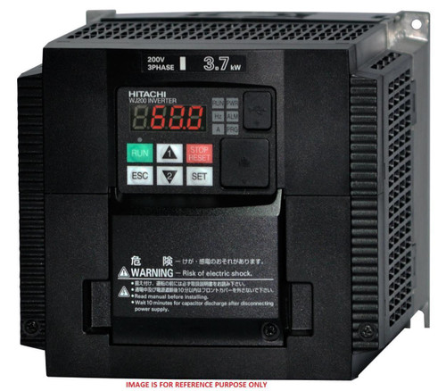 Hitachi, Ltd Wj200-075Lf 200 Volt, 3 Phase, 10Ct (15Vt)Hp, 33.0Ct (40.0Vt)