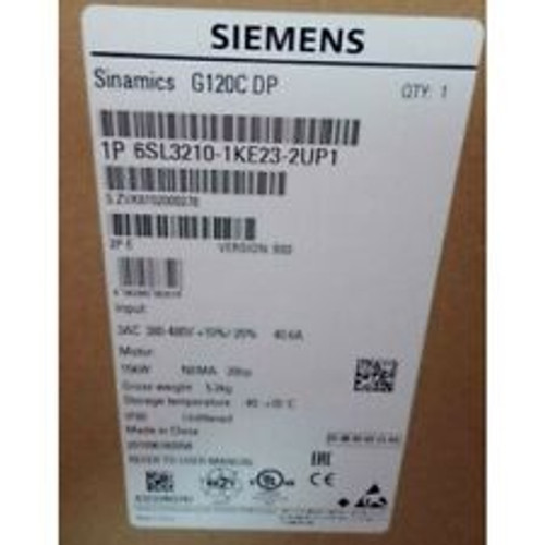 Siemens 6Sl3210-1Ke23-2Up1 Sinamics G120C Rated Power 15Kw