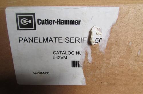 Cutler Hammer Panelmate Series 500 542Vm 24Vdc