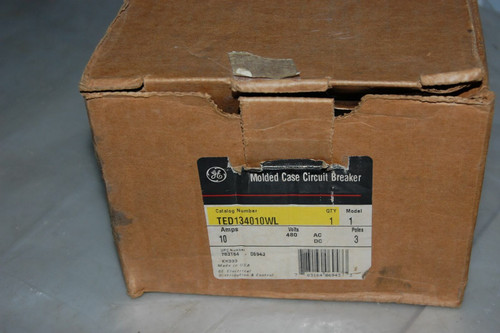 General Electric Ted134010Wl Molded Case Circuit Breaker