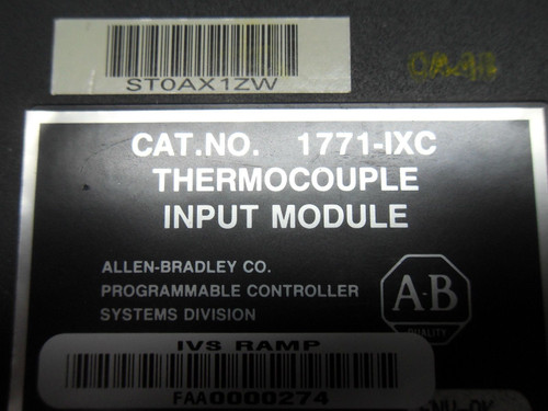 Allen Bradley 1771-Ixc Thermocouple Input Module