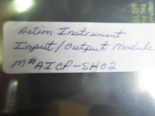 Action Instrument Aicp-Sh02 Input / Output Module