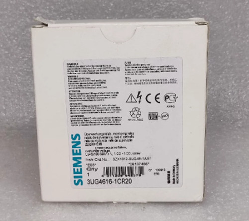 Siemens 3Ug4616-1Cr20 Monitoring Relays