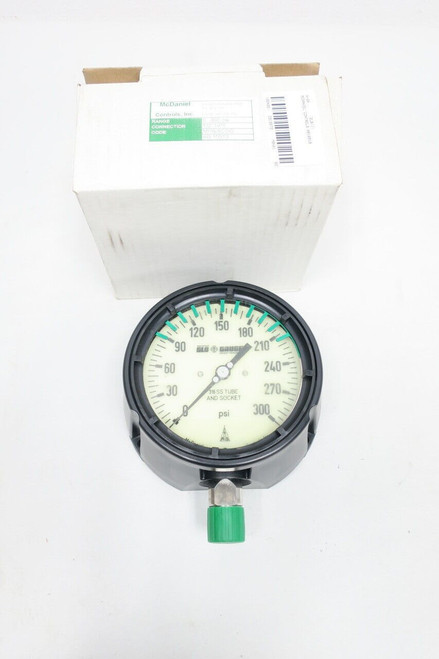 Mcdaniel Controls MPB/SCGG AB10919 Pressure Gauge 4-1/2in 0-300psi 1/2in Npt