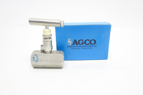 Anderson Greenwood H7VIS-2 Manual Stainless Needle Valve 6000psi 1/4in Npt