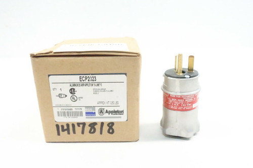 Appleton ECP2023 Plug 3p 2w 20a Amp 125v-ac