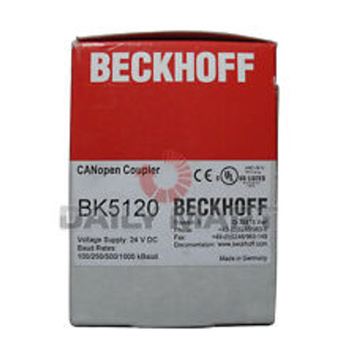 Beckhoff Bk5120 Canopen Coupler Connector Bus System Electronic Terminal Blocks