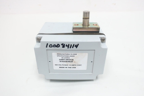 General Electric Ge IC9445B200AB Limit Switch 600v-ac