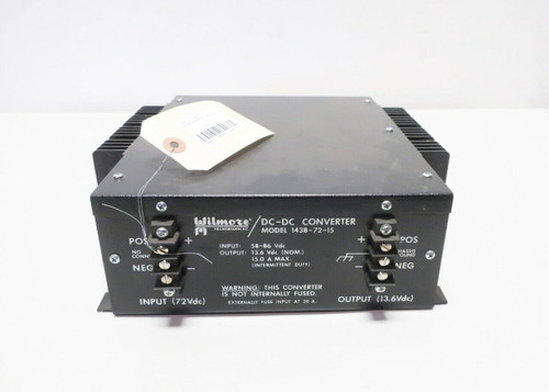 Wilmore Electronics 1438-72-15 Dc To Dc Power Converter 86v-dc 15a Amp 13.6v-dc