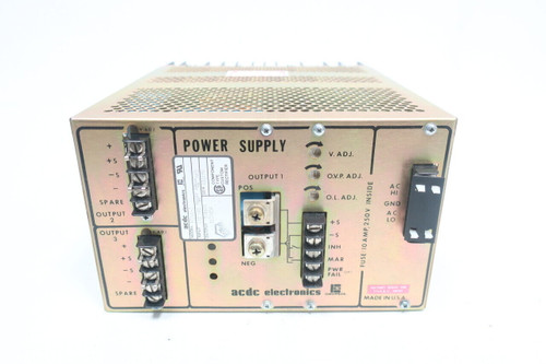 Acdc Electronics RT301-2 Power Supply 115v-ac 5a Amp 12v-dc 660va