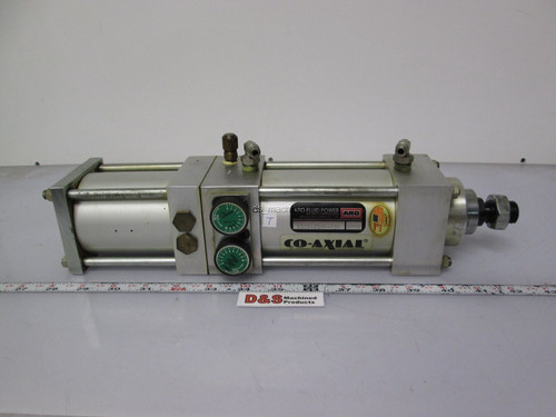 Aro 1321-2100-030 Co-Axial Air/Hydraulic Cylinder 3" Stroke, Skip Control Option