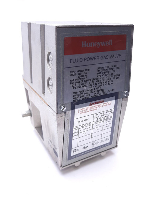 Honeywell V4062A 1198 Fluid Power G-Lp Gas Valve On-Off Control Actuator 120Vac