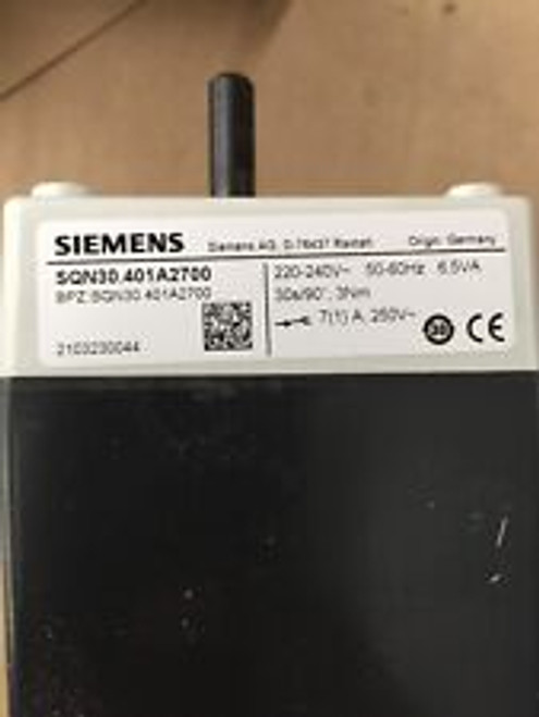 Siemens Sqn30.401A2700 Actuator
