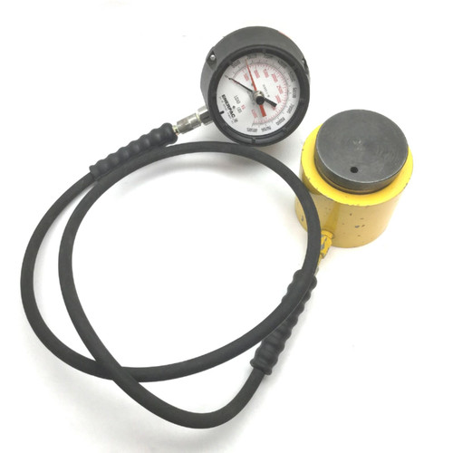 Enerpac Ls5006 Load Cell, Capacity: 100,000 Lbs, With 6Ft Hose And Gauge