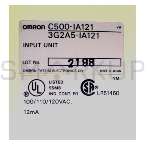 omron c500-ia121/3g2a5-ia121 plc unit