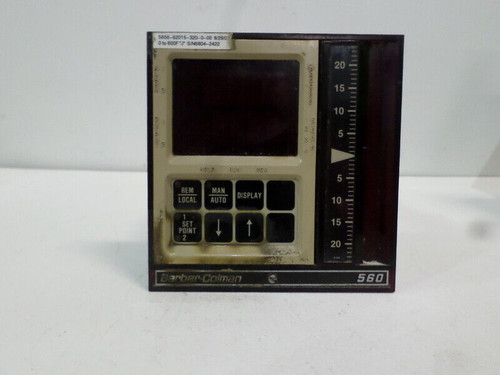 Barber-Colman 5656-62015-320-0-00 Temperature Controller 0/600F