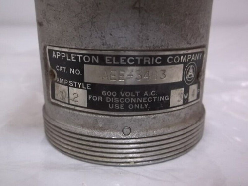 Appleton Aee-3483 Receptacle