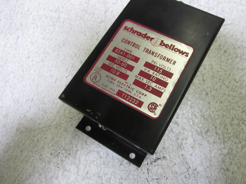 schrader bellows b341-001 115v transformer control