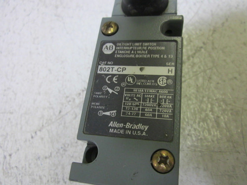 allen bradley 802t-ht ser.1 oil tight limit switch