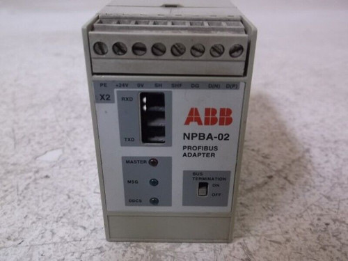 abb npba-02 adapter module profibus