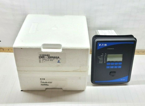 Eaton Emr-3000 Motor Protection Relay 250 Vac 1 Or 3 Phase Emr-3000A0Ia
