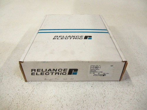 Reliance Electric Pc Board 0-51862-1