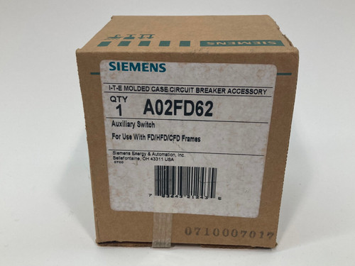 siemens a02fd62 auxiliary switch