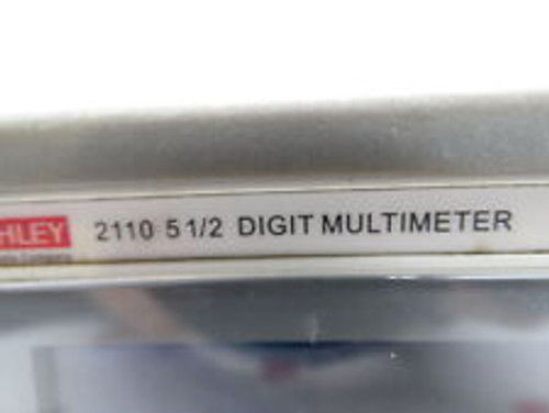 keithley 2110 5-1/2 multimeter