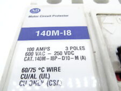 allen bradley 140m-i8p-d10-m/a circuit breaker